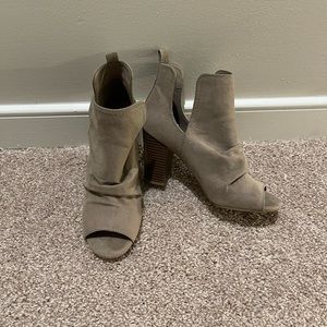 Heeled Open toe Booties